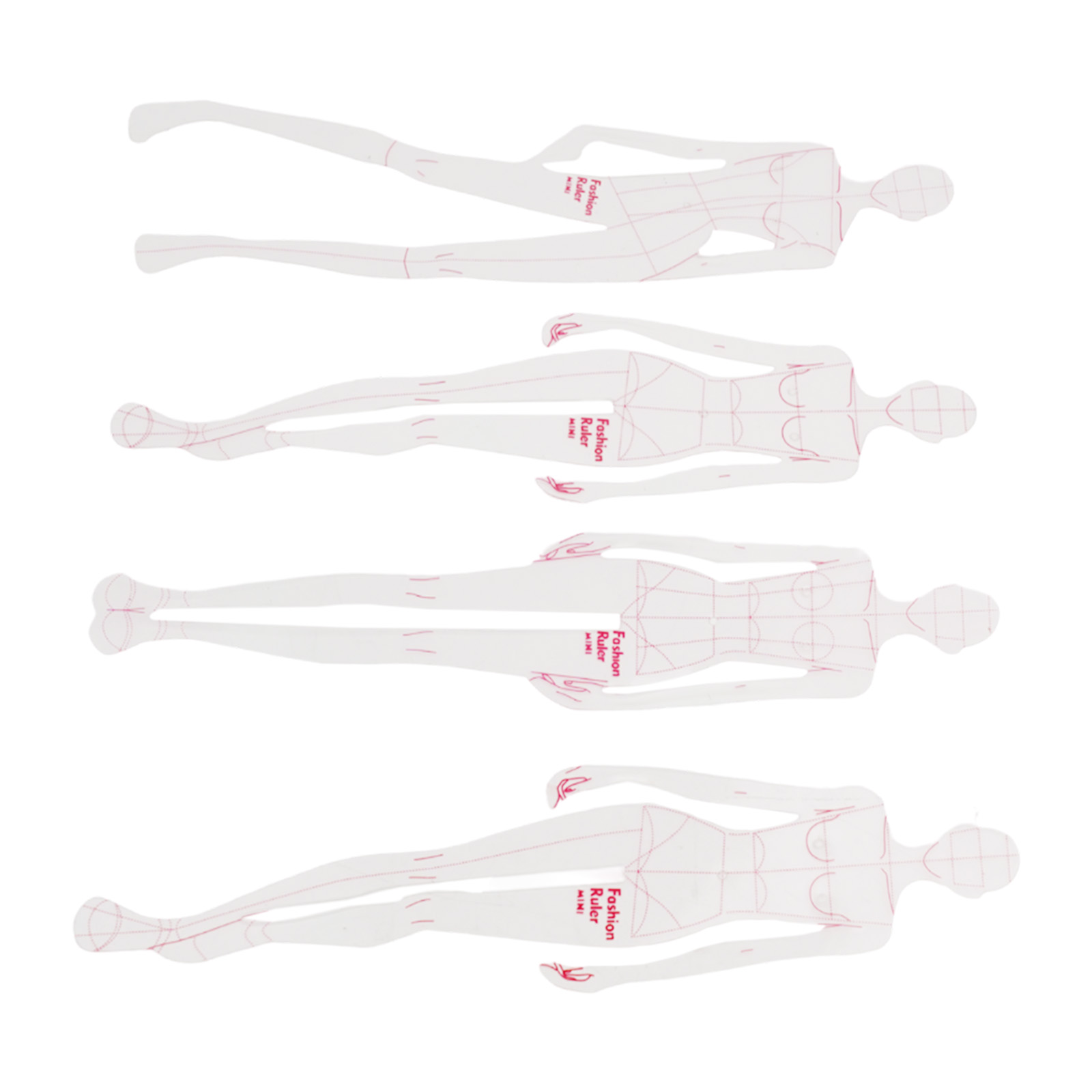 Ruler Set Transparent - Ensemble de règles de conception de