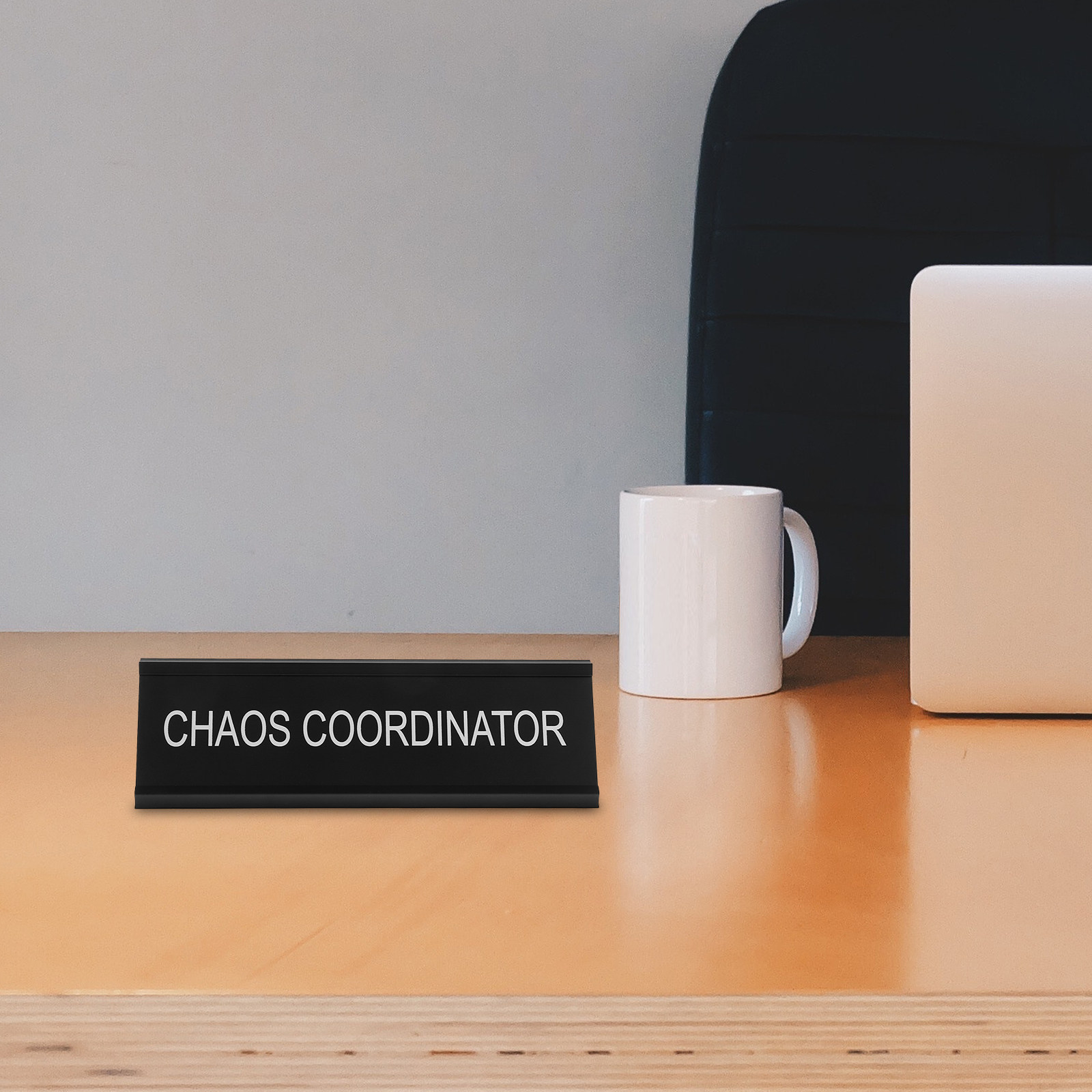 Desk Name Plate - Plaque de bureau en alliage d'aluminium