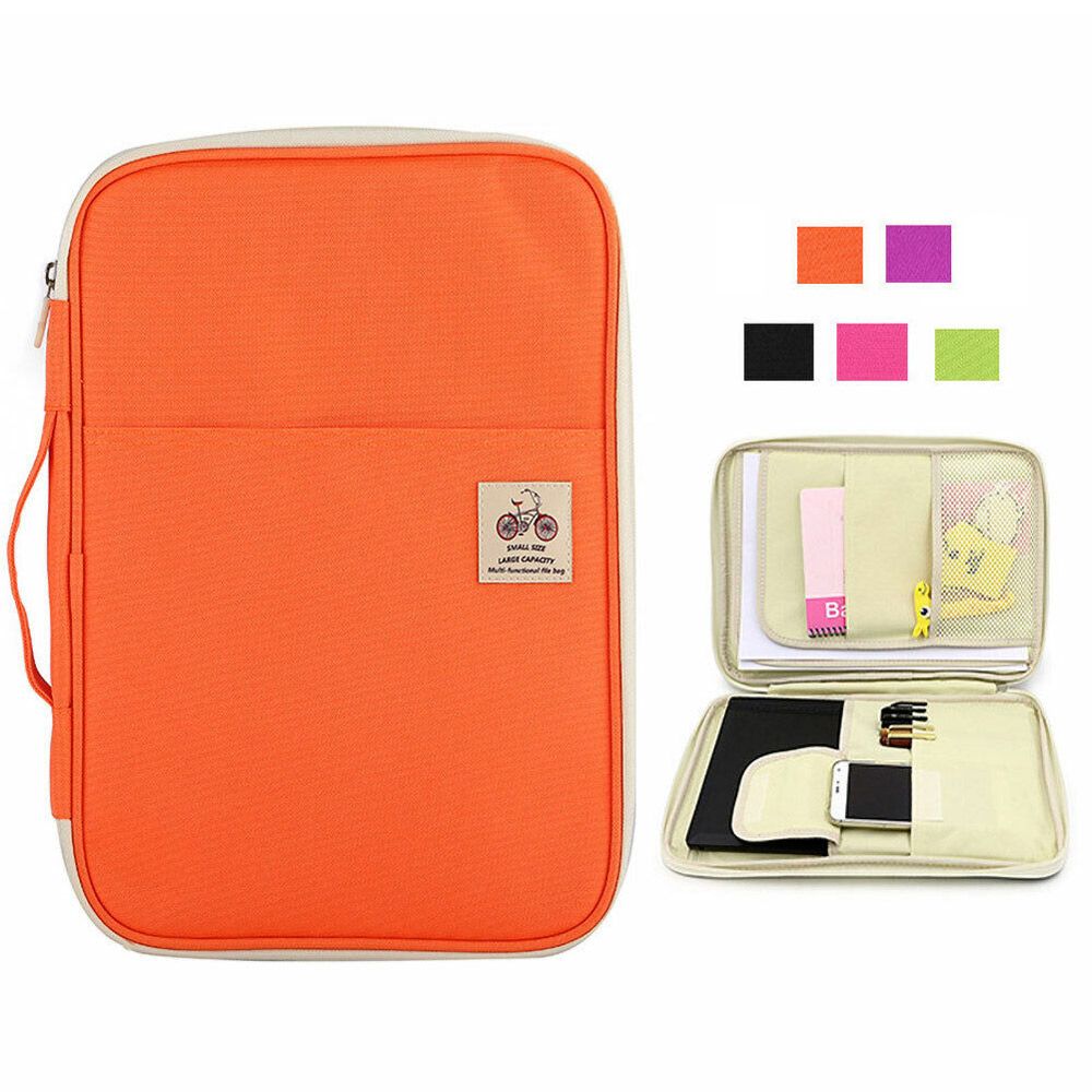 Portefeuille de voyage A4, dos - Portfolio Folder Zip avis et prix