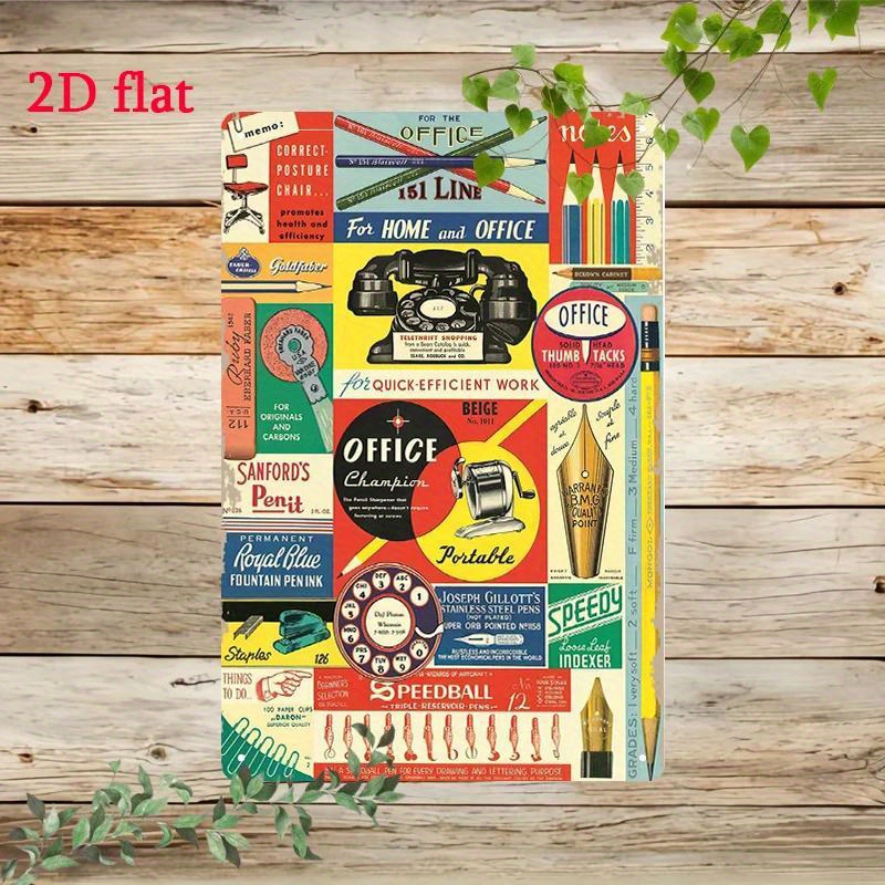 Panneau métallique vintage pou - Supply Of Office Stationery avis et prix