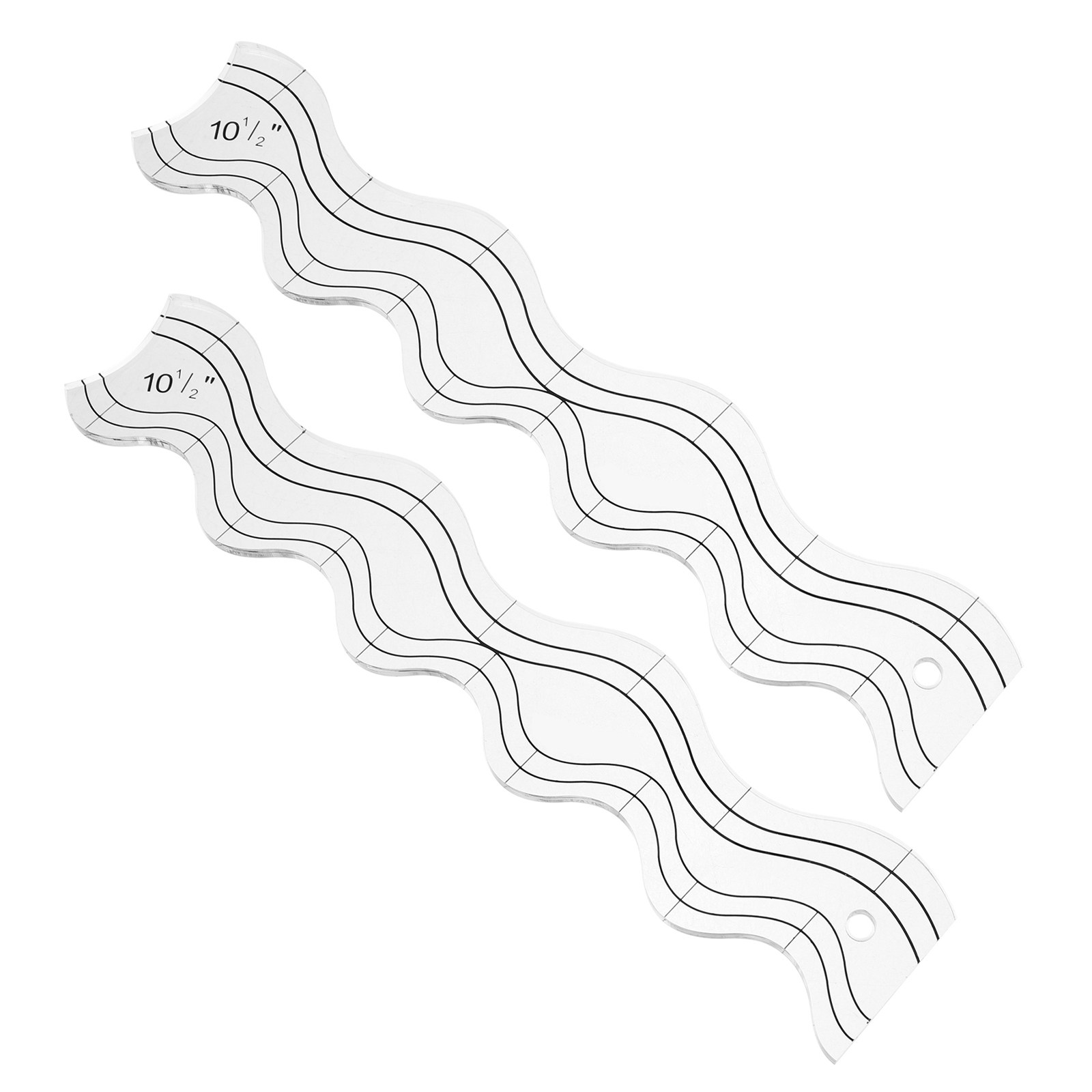 Ensemble de 2 règles de quilti - Ruler Set Transparent avis et prix